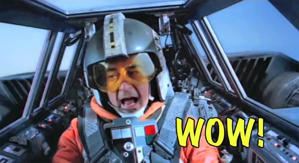 Learn about interjections.. Star Wars mash-up
